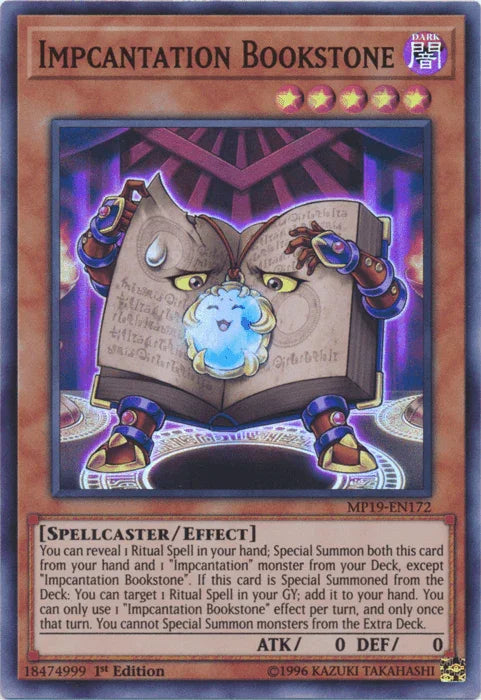 Impcantation Bookstone [MP19-EN172] Super Rare