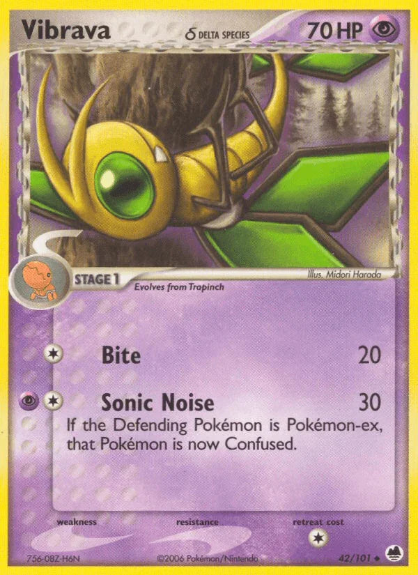 Vibrava (42/101) (Delta Species) [EX: Dragon Frontiers]