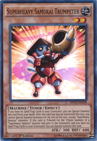 Superheavy Samurai Trumpeter [MP15-EN198] Super Rare