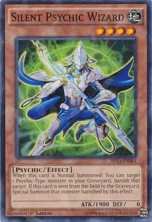 Silent Psychic Wizard [BP03-EN084] Shatterfoil Rare