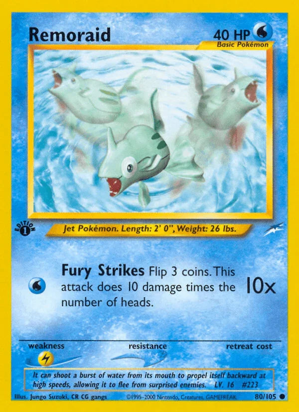 Remoraid (80/105) [Neo Destiny 1st Edition]