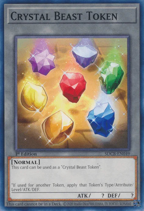 Crystal Beast Token [SDCB-EN049] Common