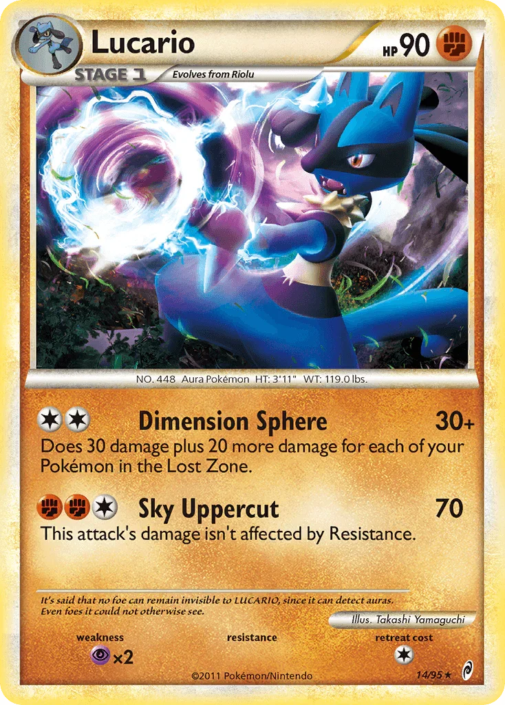 Lucario (14/95) [HeartGold & SoulSilver: Call of Legends]