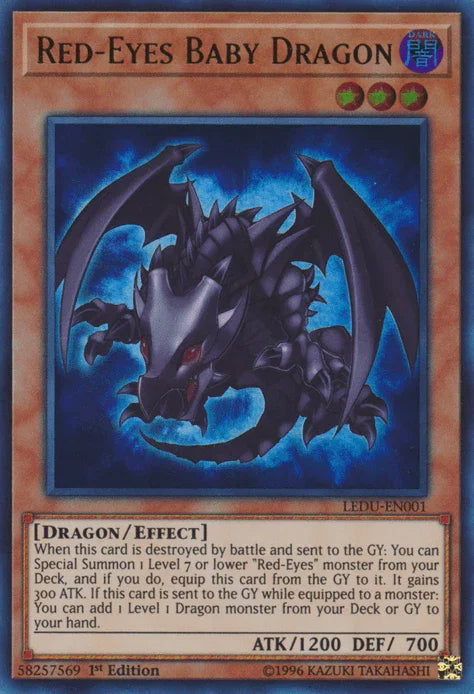 Red-Eyes Baby Dragon [LEDU-EN001] Ultra Rare