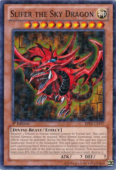 Slifer the Sky Dragon [BP02-EN127] Mosaic Rare