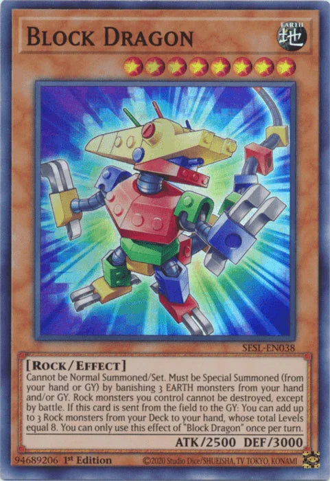 Block Dragon [SESL-EN038] Super Rare