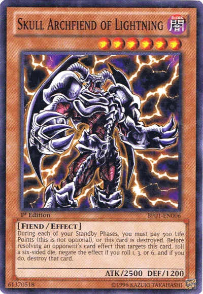 Skull Archfiend of Lightning [BP01-EN006] Starfoil Rare