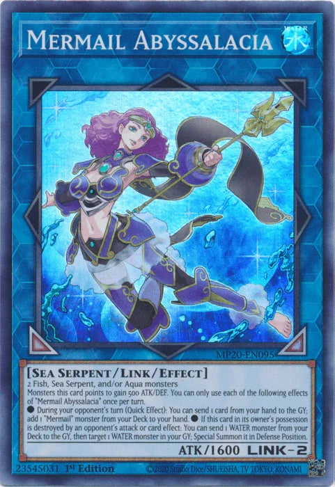 Mermail Abyssalacia [MP20-EN095] Super Rare
