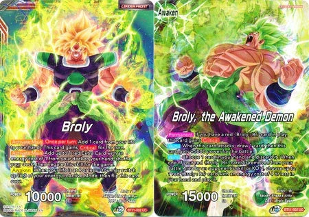 Broly // Broly, the Awakened Demon (BT11-002) [Vermilion Bloodline]