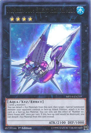 Number 101: Silent Honor ARK [MP14-EN219] Ultra Rare