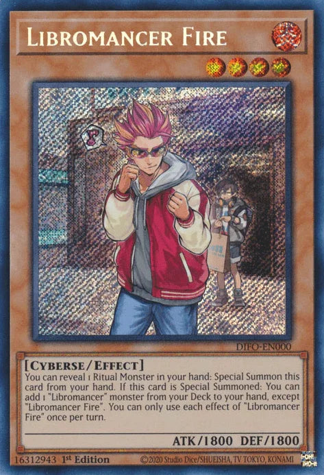 Libromancer Fire [DIFO-EN000] Secret Rare