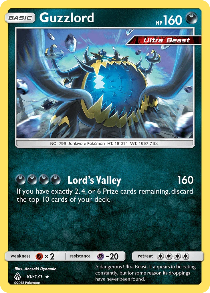 Guzzlord (80/131) [Sun & Moon: Forbidden Light]