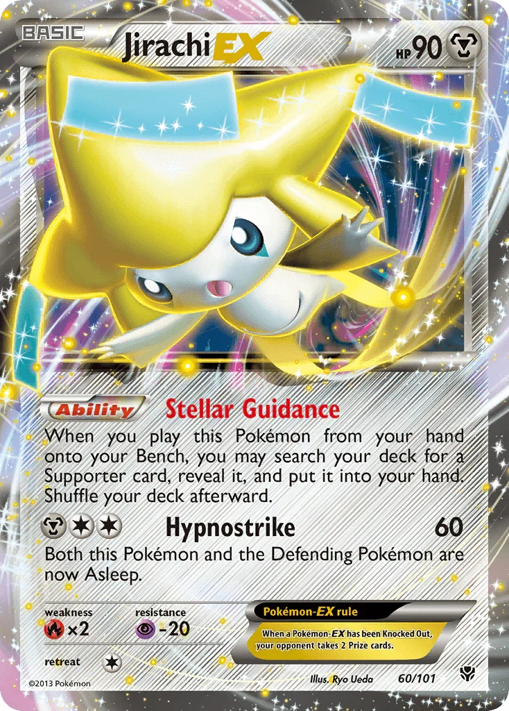 Jirachi EX (60/101) [Black & White: Plasma Blast]