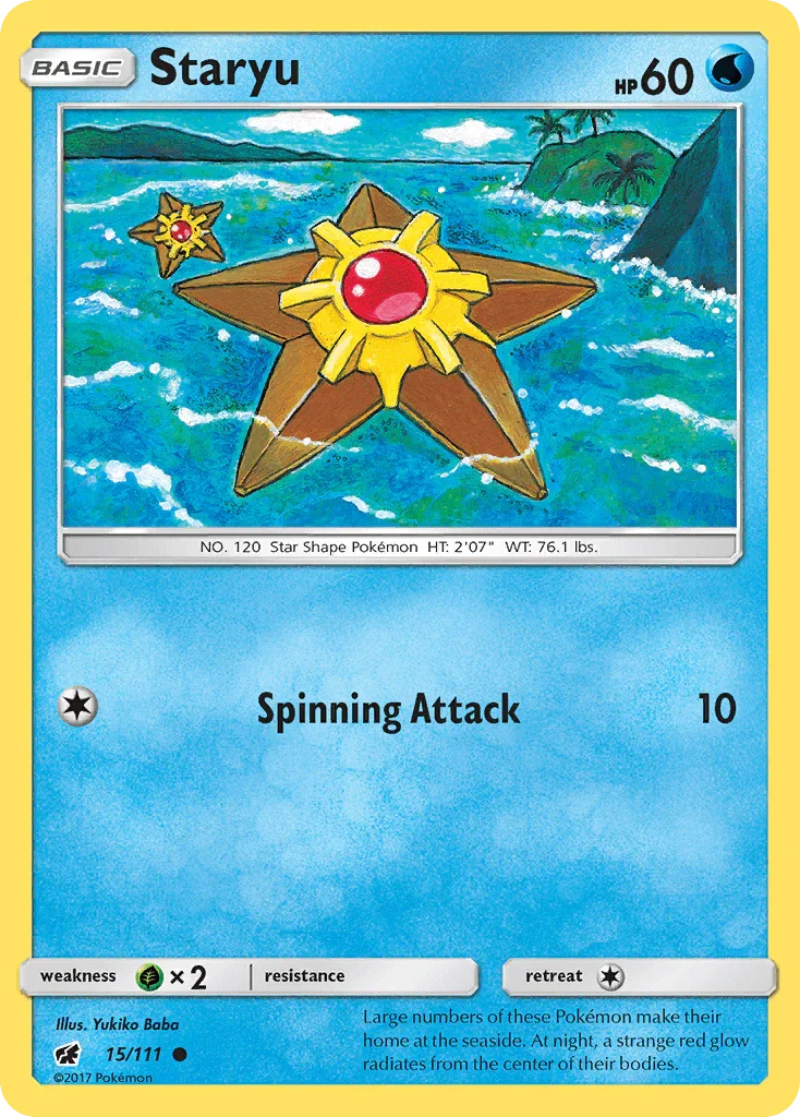 Staryu (15/111) [Sun & Moon: Crimson Invasion]