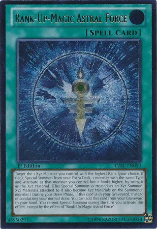 Rank-Up-Magic Astral Force [LVAL-EN059] Ultimate Rare
