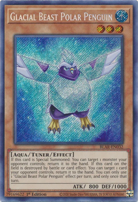 Glacial Beast Polar Penguin [BLAR-EN032] Secret Rare