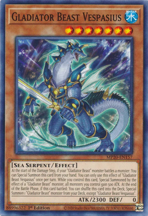 Gladiator Beast Vespasius [MP20-EN157] Common