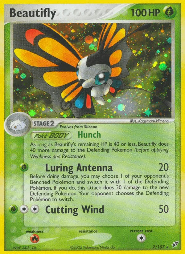 Beautifly (2/107) [EX: Deoxys]