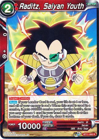 Raditz, Saiyan Youth (BT11-005) [Vermilion Bloodline]