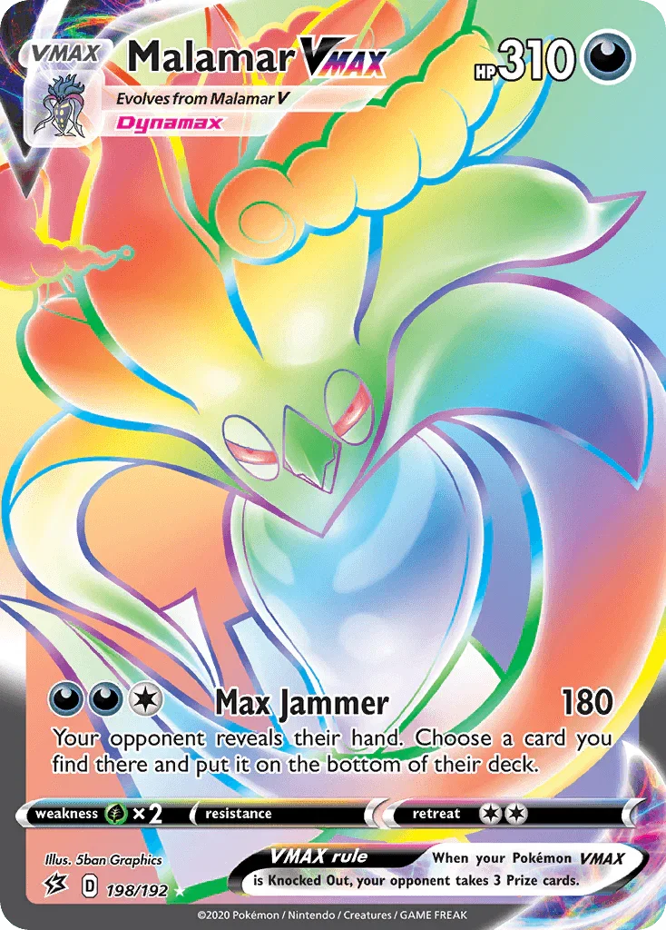 Malamar VMAX (198/192) [Sword & Shield: Rebel Clash]