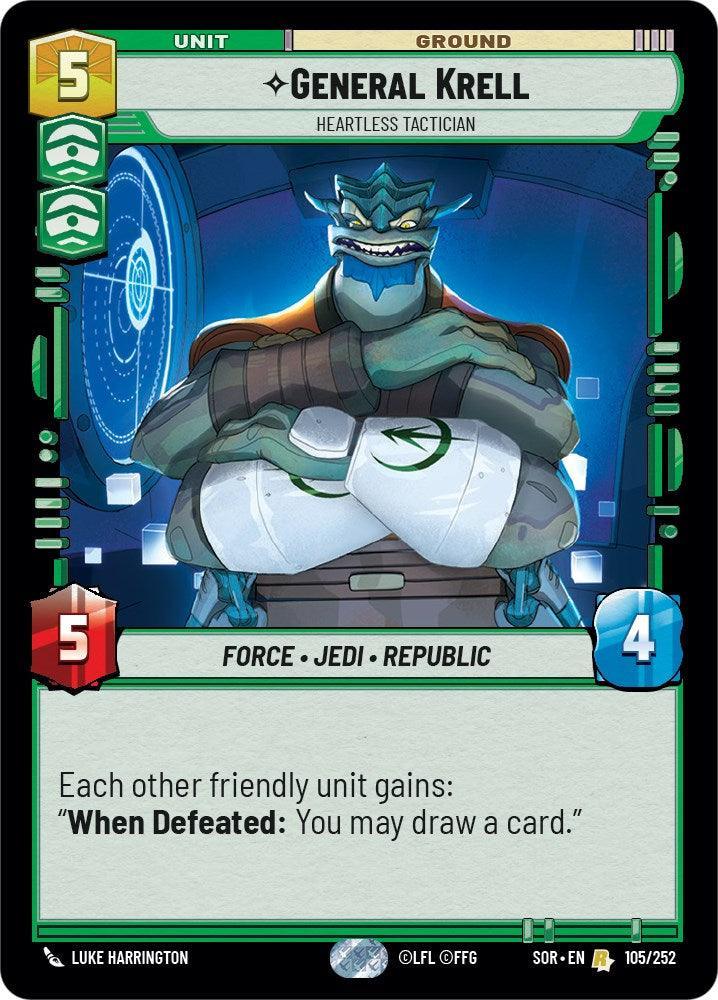 General Krell - Heartless Tactician (105/252) [Spark of Rebellion]