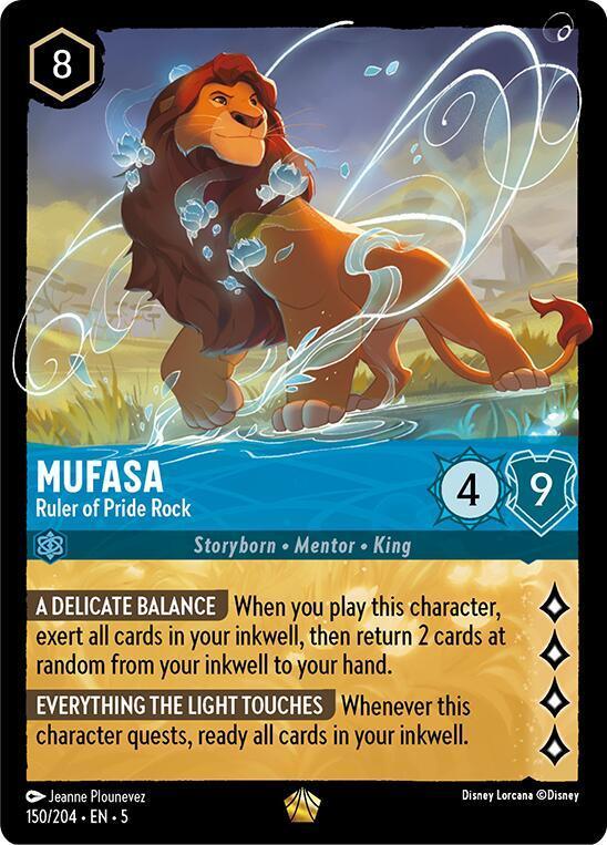 Mufasa - Ruler of Pride Rock (150/204) [Shimmering Skies]