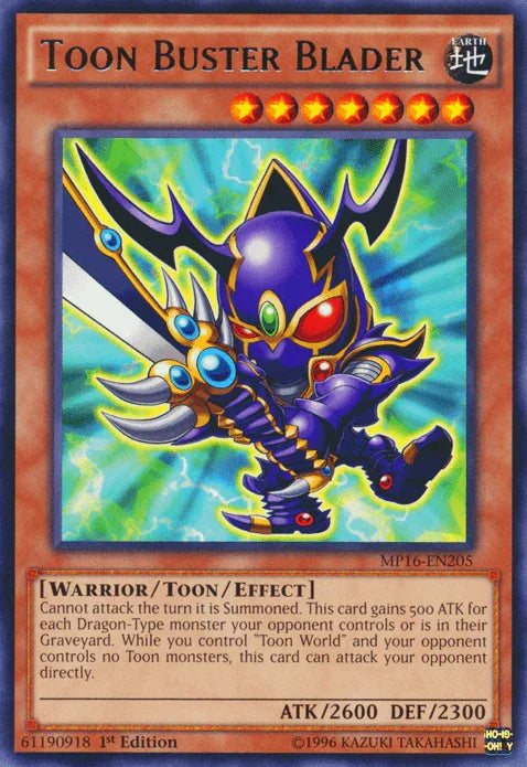 Toon Buster Blader [MP16-EN205] Rare