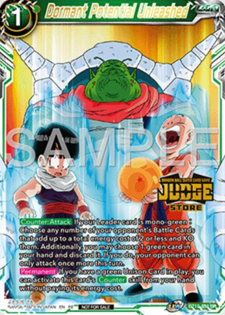 Dormant Potential Unleashed (Judge Pack Vol.16) (Store) (BT10-088) [Tournament Promotion Cards]