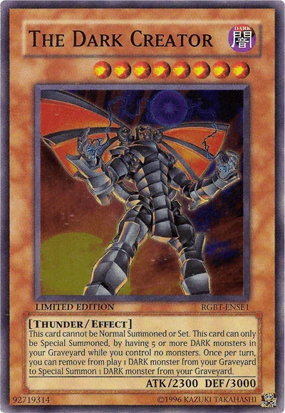 The Dark Creator [RGBT-ENSE1] Super Rare