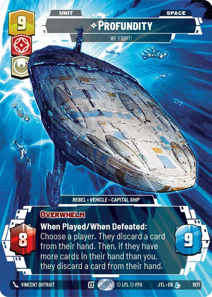 Profundity - We Fight! (Prestige Foil) (1071) [Jump to Lightspeed]