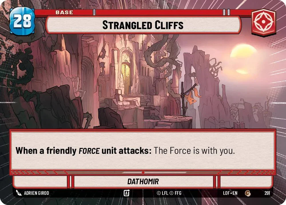 Strangled Cliffs // Force (291 // t04) (Hyperspace) (291 // T04) [Legends of the Force]
