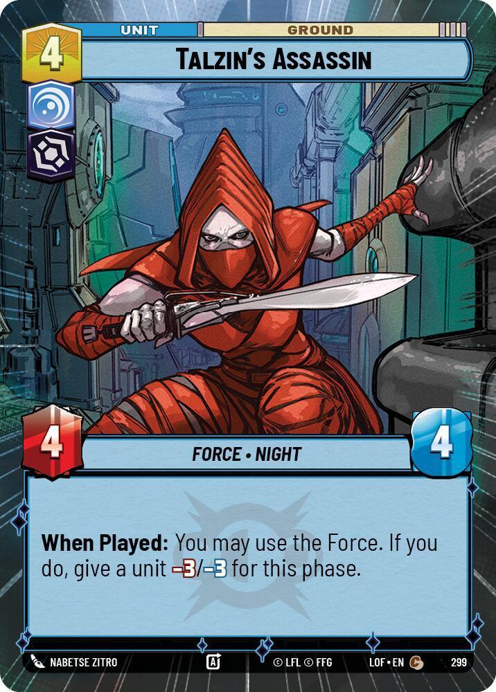 Talzin's Assassin (299) (Hyperspace) (299) [Legends of the Force]