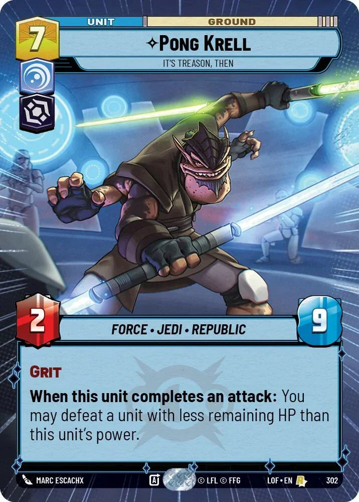 Pong Krell (302) - It's Treason, Then (Hyperspace) (302) [Legends of the Force]