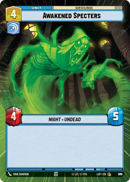 Awakened Specters (806) (Hyperspace Foil) (806) [Legends of the Force]
