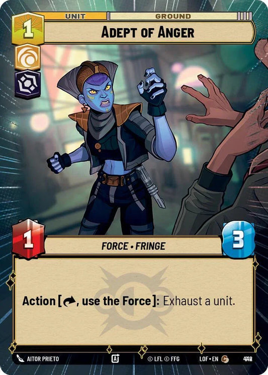 Adept of Anger (918) (Hyperspace Foil) (918) [Legends of the Force]