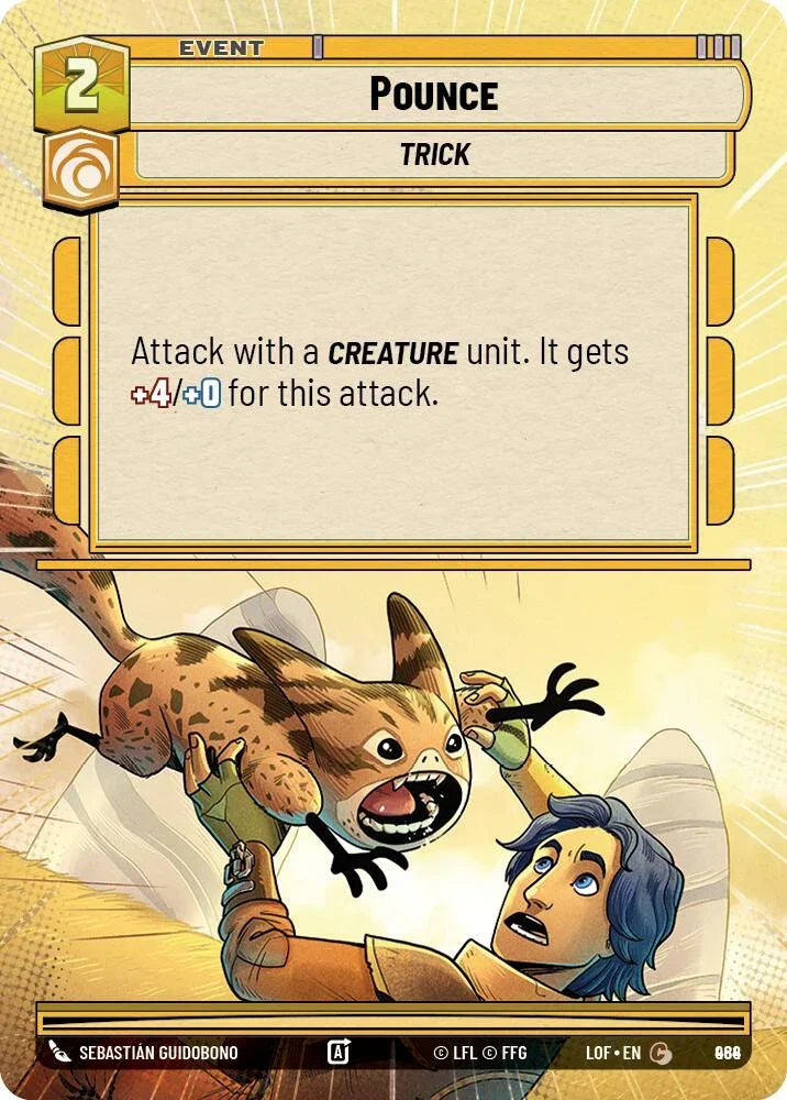 Pounce (964) (Hyperspace Foil) (964) [Legends of the Force]
