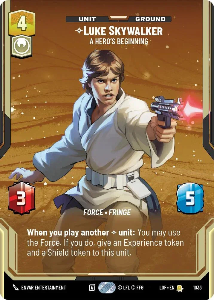 Luke Skywalker (1033) - A Hero's Beginning (Prestige) (1033) [Legends of the Force]