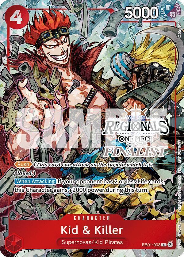 Kid & Killer (Online Regional Finalist Card Set 2025 Vol.2) [One Piece Promotion Cards]