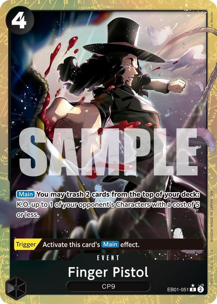 Finger Pistol (Alternate Art) [Premium Booster -The Best- Vol. 2]