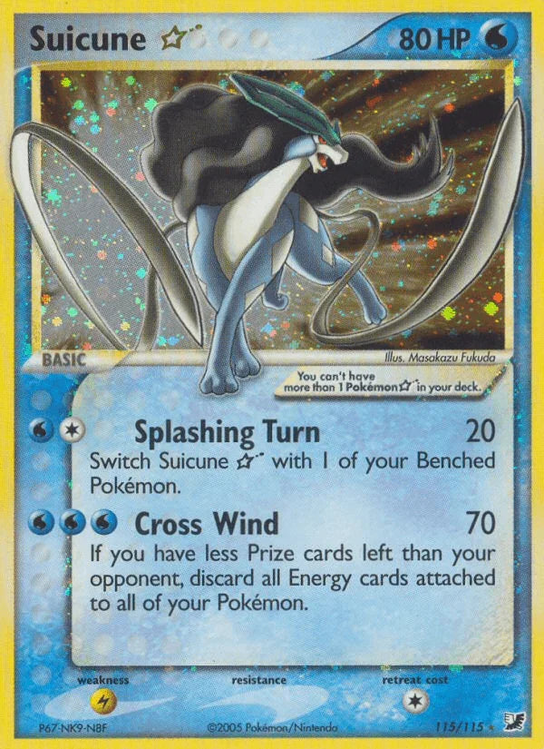 Suicune Star (115/115) [EX: Unseen Forces]