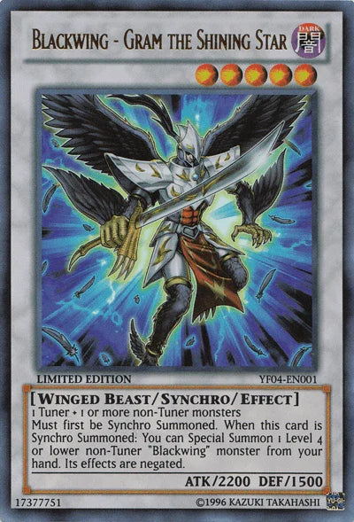 Blackwing - Gram the Shining Star [YF04-EN001] Ultra Rare