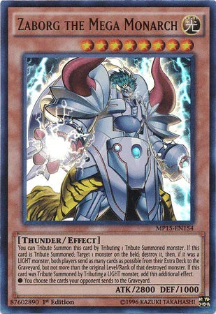 Zaborg the Mega Monarch [MP15-EN154] Ultra Rare