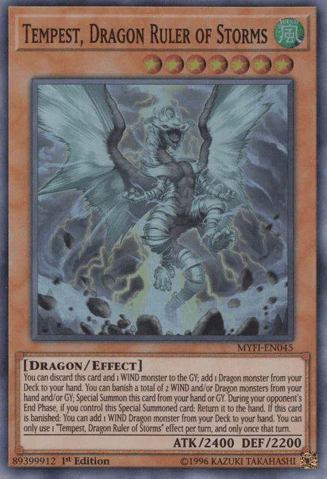 Tempest, Dragon Ruler of Storms [MYFI-EN045] Super Rare