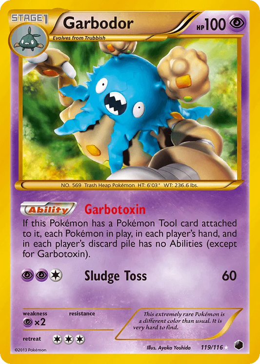 Garbodor (119/116) [Black & White: Plasma Freeze]
