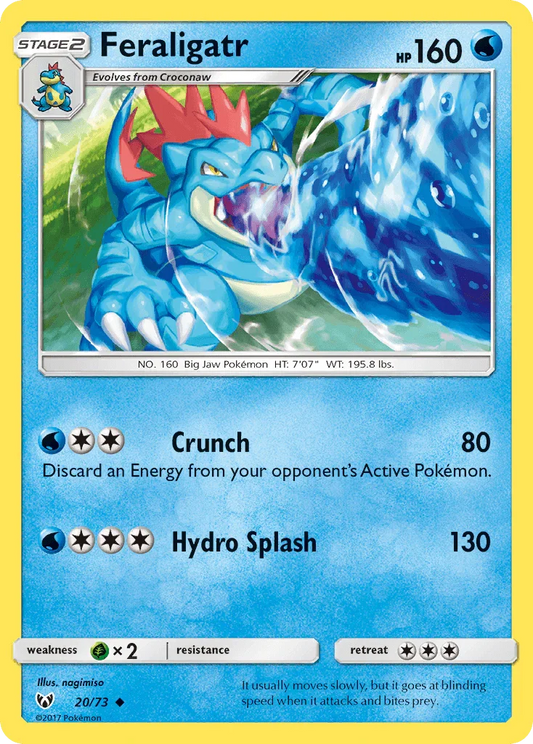 Feraligatr (20/73) [Sun & Moon: Shining Legends]