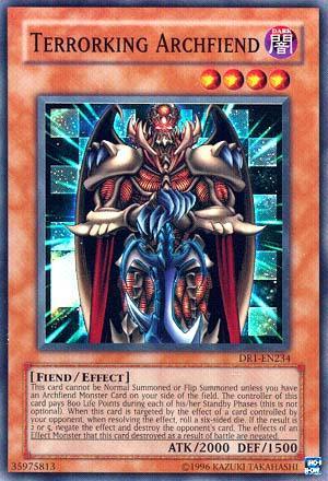 Terrorking Archfiend [DR1-EN234] Super Rare