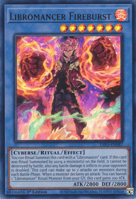 Libromancer Fireburst [DIFO-EN087] Ultra Rare