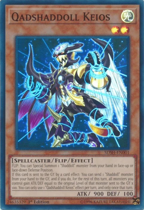 Qadshaddoll Keios [SDSH-EN001] Super Rare