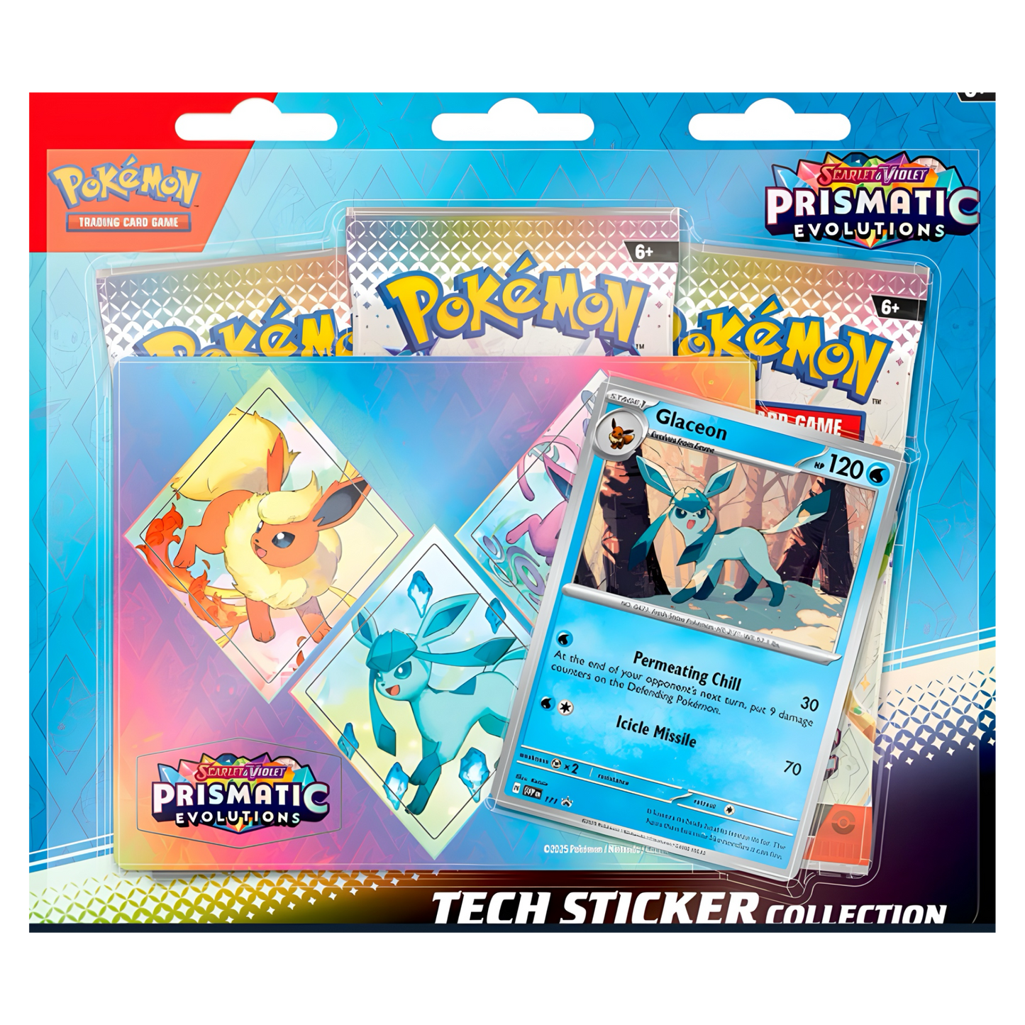 Pokemon TCG: Scarlet & Violet - Prismatic Evolutions Tech Sticker Collection