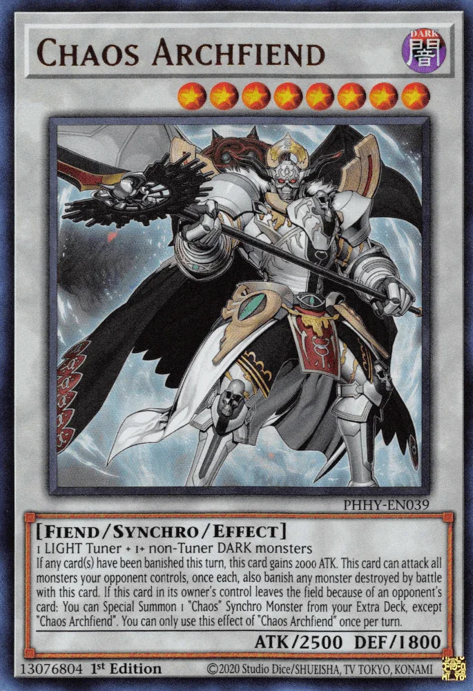 Chaos Archfiend [PHHY-EN039] Ultra Rare